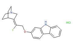 9H-咔唑，2-[（2E）-2-（1-氮杂双环[2.2.2]辛-3-亚基）-2-氟乙氧基]-，一盐酸盐