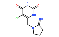 2,4(1H,3H)-Pyrimidinedione, 5-chloro-6-[(2-imino-1-pyrrolidinyl)methyl]-