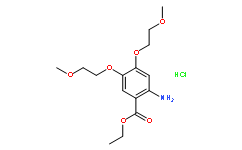2-氨基-4,5-双(2-甲氧基乙氧基)苯甲酸乙酯盐酸盐