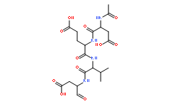 Ac-Asp-Glu-Val-Asp-aldehyde (pseudo acid)