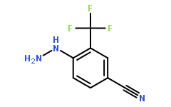 4-肼基-3-(三氟甲基)苯甲腈