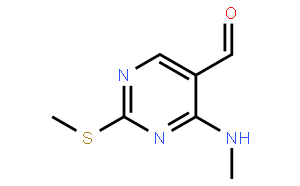 4-甲胺基-2-甲硫基-5-醛基嘧啶