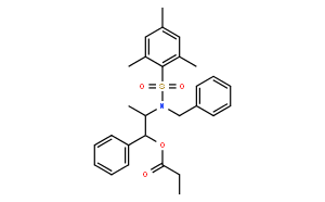 丙酸(1S,2R)-2-[N-苄基-N-(均三甲苯基磺酰)氨基]-1-苯基丙酯[非选择性不对称醇醛反应用试剂]