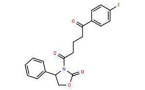 (4S)-3-[5-(4-氟苯基)-1,5-二氧代戊基]-4-苯基-2-恶唑烷酮