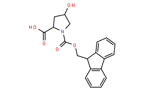 (2S，4S)-1-(((9H-Fluoren-9-yl)methoxy)carbonyl)-4-hydroxypyrrolidine-2-carboxylicacid