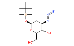 3-叠氮-2,3-二脱氧基-1-O-(叔丁基二甲基甲硅烷基)-β-D-阿拉伯-六吡喃糖