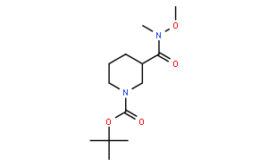 1-Boc-N-甲氧基-N-甲基哌啶-3-甲酰胺