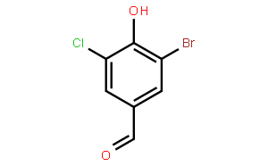 3-溴-5-氯-4-羟基苯甲醛
