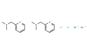 二-μ-氯双[2-[(二甲氨基)甲基]苯基-C,N]二钯(Ⅱ)