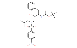 tert-Butyl [(1S,2R)-1-benzyl-2-hydroxy-3-[isobutyl[(4-nitrophenyl)sulfonyl]amino]propyl]carbamate