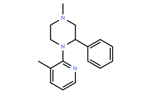 4-Methyl-1-(3-methyl-2-pyridinyl)-2-phenylpiperazine