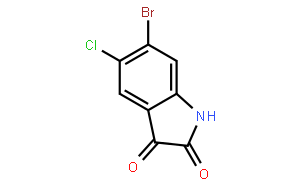 6-Bromo-5-chloro-1H-indole-2,3-dione
