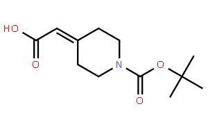 1-Boc-哌啶-4-亚基乙酸