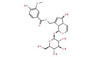 10-O-Vanilloylaucubin
