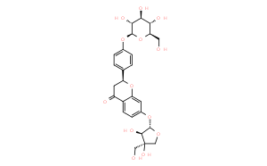 甘草苷元-7-O-D-芹糖-4'-O-D-葡萄糖苷