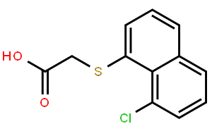 2-(8-Chloro-1-naphthylthio)acetic Acid