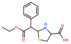 2-(2-Ethoxy-2-Oxo-1-Phenylethyl)-1,3-Thiazolidine-4-Carboxylic Acid