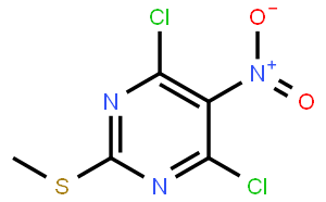 2-甲硫基-4,6-二氯-5-硝基嘧啶