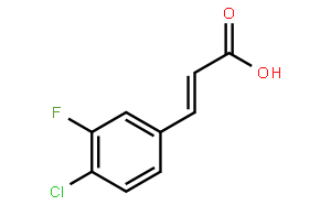 4-氯-3-氟肉桂酸