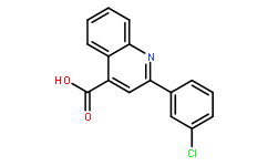 2-(3-氯苯基)喹啉-4-羧酸