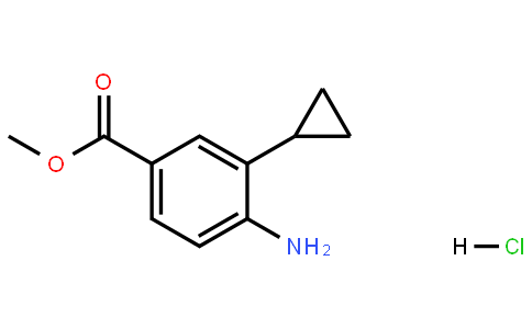 Methyl 4-amino-3-cyclopropylbenzoate hydrochloride