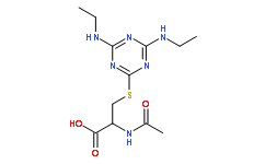 L-半胱氨酸,N-乙酰基-S-[4,6-雙(乙基氨基)-1,3,5-三嗪-2-基]