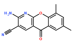 2-氨基-7,9-二甲基-5-氧代-5H-[1]苯并吡喃并[2,3-b]吡啶-3-甲腈