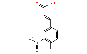 4-氯-3-硝基肉桂酸