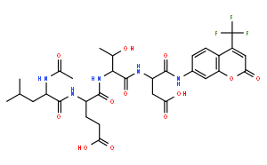 N-Acetyl-L-leucyl-L-α-glutamyl-L-threonyl-N-[2-oxo-4-(trifluoromethyl)-2H-1-benzopyran-7-yl]-L-α-asparagine