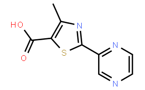 4-甲基-2-(2-吡嗪基)噻唑-5-羧酸