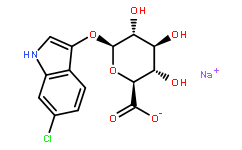 6-氯-3-吲哚基-β-D-吡喃葡萄糖醛酸钠盐