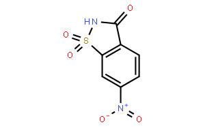 6-硝基-1,2-苯并异噻唑啉-3-酮 1,1-二氧化物