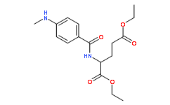 (2S)-2-[[4-(Methylamino)benzoyl]amino]glutaric acid diethyl ester