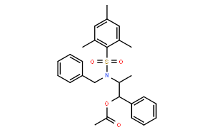 乙酸(1R,2S)-2-[N-苄基-N-(三甲苯基磺酰)氨基]-1-苯基丙酯[交叉醇醛反应用试剂]