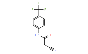 2-cyano-N-[4-(trifluoromethyl)phenyl]acetamide
