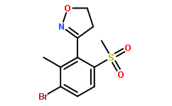 3-（3-溴-2-甲基-6-（甲基磺酰基）苯基）-4,5-二氢异恶唑