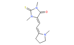 1,3-二甲基-5-[(1-甲基-2-吡咯烷亚基)亚乙基]-2-硫代-4-咪唑啉酮