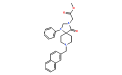 8-(1-Naphthalenylmethyl)-4-oxo-1-phenyl-1,3,8-triazaspiro[4.5]decane-3-acetic acid Methyl Ester