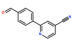 2-(4-formylphenyl)isonicotinonitrile