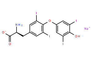 L-甲狀腺素鈉;四碘代甲狀腺素鈉鹽,T4