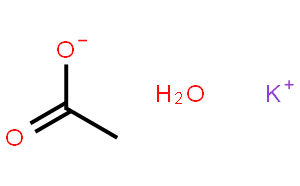 Potassium acetate hydrate