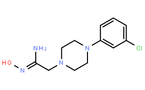 4-(3-Chlorophenyl)-1-piperazineacetamidoxime