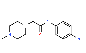 N-(4-aminophenyl)-N-methyl-2-(4-methylpiperazin-1-yl)acetamide