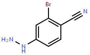 2-溴-4-肼基苯甲腈