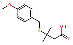 3-(4-Methoxy-benzylsulfanyl)-3-methyl-butyric Acid