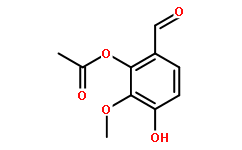 6-formyl-3-hydroxy-2-methoxyphenyl acetate