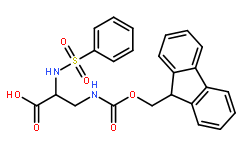 (S)-3-((((9H-Fluoren-9-yl)methoxy)carbonyl)amino)-2-(phenylsulfonamido)propanoic acid