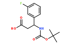 3-((叔丁氧基羰基)氨基)-3-(3-氟苯基)丙酸