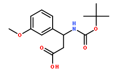 3-((叔丁氧羰基)氨基)-3-(3-甲氧基苯基)丙酸