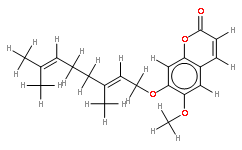 7-((3,7-Dimethylocta-2,6-dien-1-yl)oxy)-6-methoxy-2H-chromen-2-one